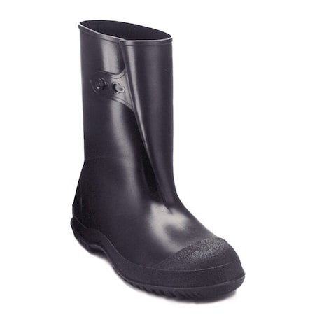 Tingley Overshoes, Plain Toe Toe, PVC, Black, L (9.5-11) 35121.LG